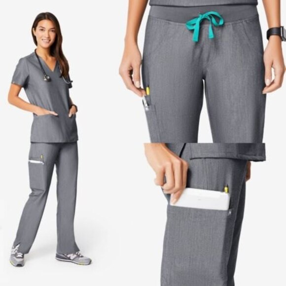 Figs Tops - FIGS Scrubs Kade Technical Collection Cargo Medical Straight leg Pants Small